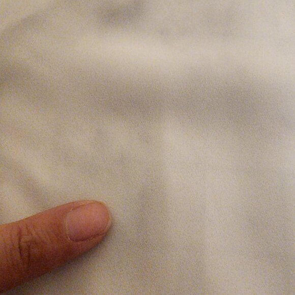 Cece Elbow Sleeve Open Collar Blouse NWT White XXL Faint Discoloration - Picture 8 of 12